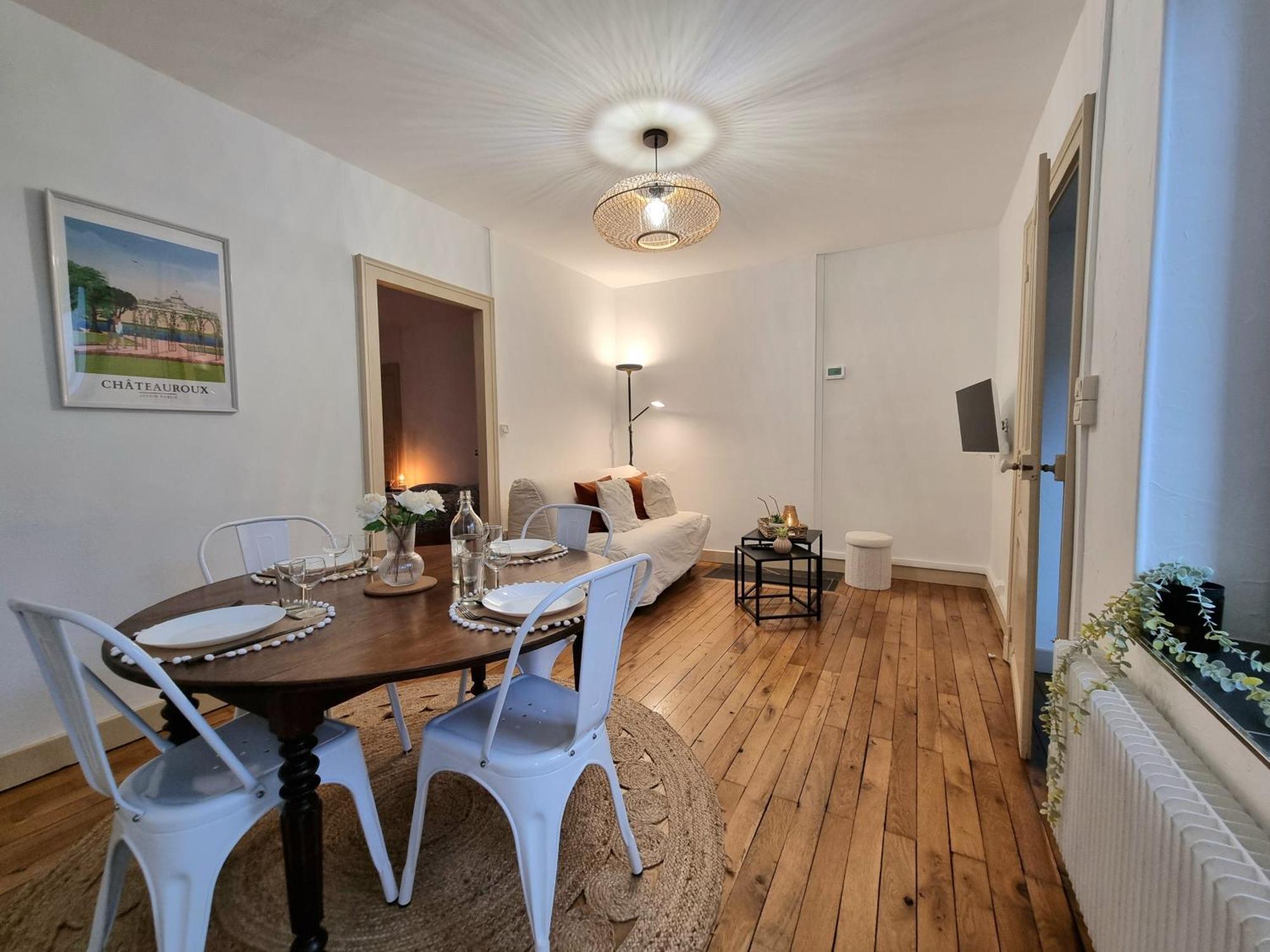 Villa La Jeannette - Proche Gare-Centre, 2 Lits, Terrasse à Châteauroux Extérieur photo